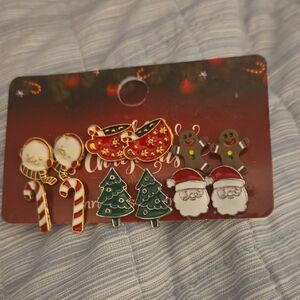 Festive Holiday Earrings Set
